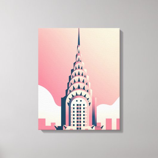 Chrysler Building Canvas Afdruk (Voorkant)