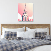 Chrysler Building Canvas Afdruk (Insitu (Slaapkamer))