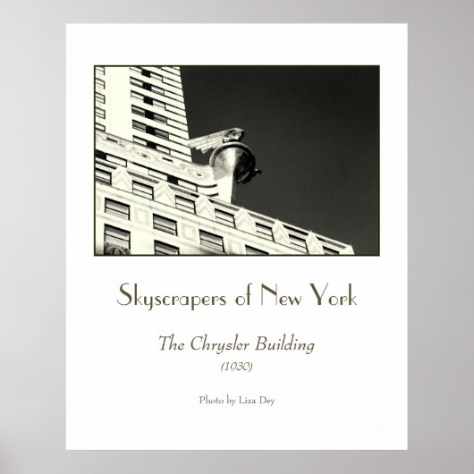 Chrysler Building (Detail) Poster (Voorkant)