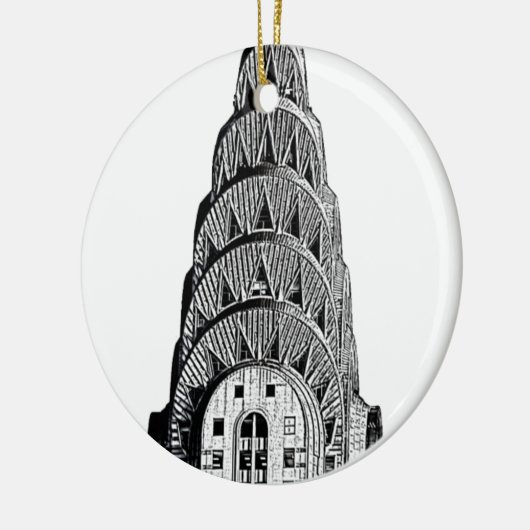 Chrysler Building Dome Keramisch Ornament (Links)