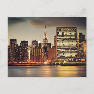 Chrysler Building en de skyline van NYC Briefkaart