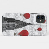 Chrysler Building en Rode Hete Luchtballonnen Case-Mate iPhone Case (Achterkant (horizontaal))
