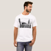 Chrysler Building, Flatiron, Clouds B&W T-shirt (Voorkant volledig)