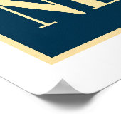 Chrysler Building in Red White Blue Poster (Hoek)