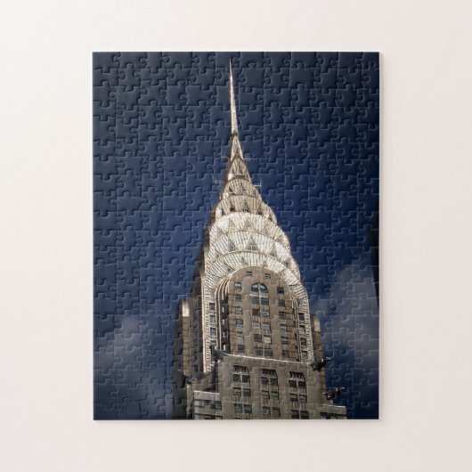 Chrysler Building Jigzaag Puzzle - New York City Legpuzzel (Verticaal)