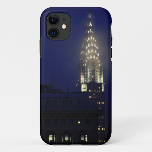 Chrysler Building Lit up to Dusk in Mist Case-Mate iPhone Case (Achterkant)