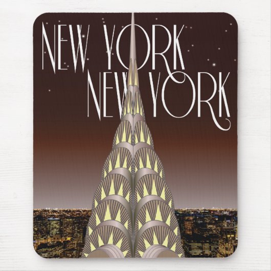 Chrysler Building Mousepad Muismat (Voorkant)
