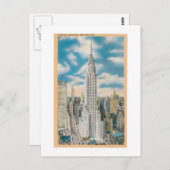 Chrysler Building, New York City Briefkaart (Voorkant / Achterkant)