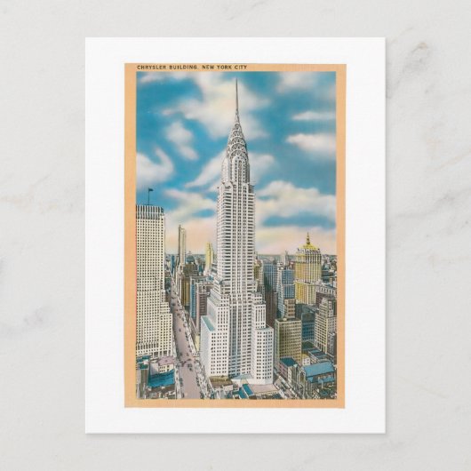 Chrysler Building, New York City Briefkaart (Voorkant)