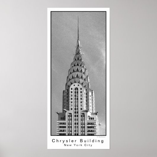 Chrysler Building/New York City Poster (Voorkant)