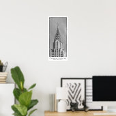 Chrysler Building/New York City Poster (Thuiskantoor)