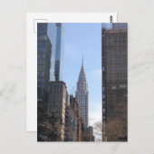 Chrysler Building New York City Skyscraper Midtown Briefkaart (Voorkant / Achterkant)