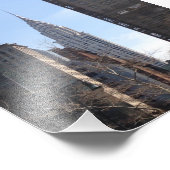 Chrysler Building New York City Skyscraper Midtown Foto Afdruk (Hoek)