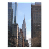 Chrysler Building New York City Skyscraper Midtown Foto Afdruk (Voorkant)