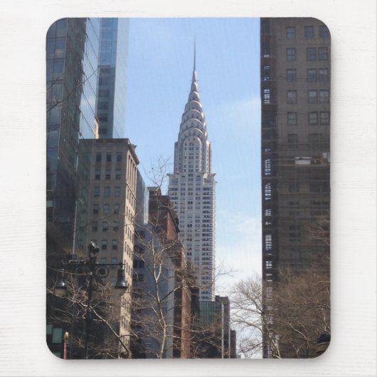 Chrysler Building New York City Skyscraper Midtown Muismat (Voorkant)