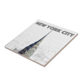 Chrysler Building New York City Tegeltje (Zijkant)