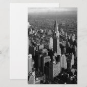 Chrysler Building New York Manhattan Briefpapier (Voorkant / Achterkant)