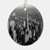Chrysler Building New York Manhattan Keramisch Ornament (Links)