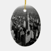 Chrysler Building New York Manhattan Keramisch Ornament (Voorkant)