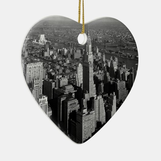 Chrysler Building New York Manhattan Keramisch Ornament (Rechts)