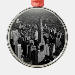 Chrysler Building New York Manhattan Metalen Ornament