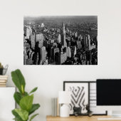 Chrysler Building New York Manhattan Poster (Thuiskantoor)