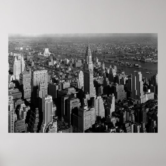 Chrysler Building New York Manhattan Poster (Voorkant)