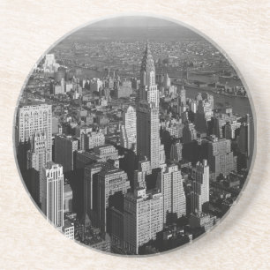 Chrysler Building New York Manhattan Zandsteen Onderzetter