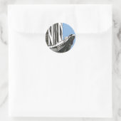 Chrysler Building, New York Ronde Sticker (Tas)