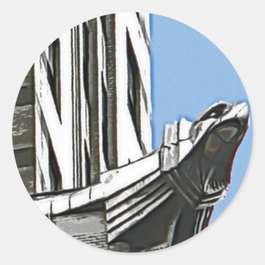Chrysler Building, New York Ronde Sticker (Voorkant)