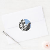 Chrysler Building, New York Ronde Sticker (Envelop)
