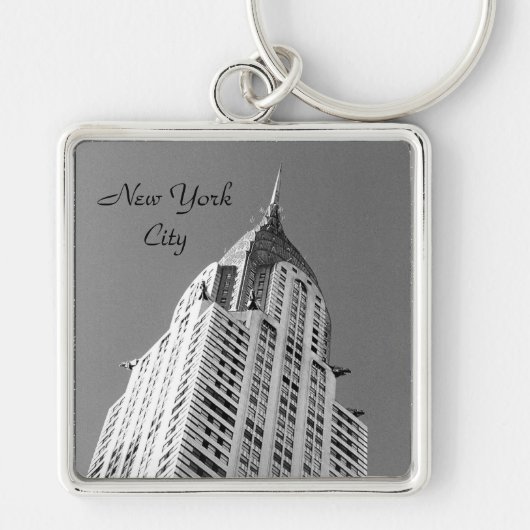 Chrysler Building NYC Premium Sleutelhanger (Voorkant)