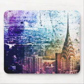 Chrysler Building - Paint Splattered - New York Muismat (Voorkant)