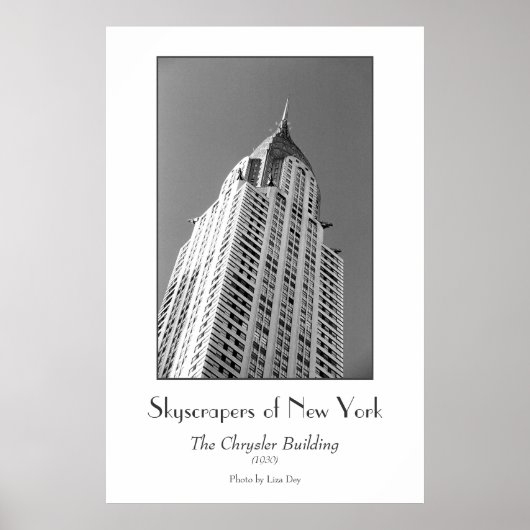 Chrysler Building Poster (Voorkant)