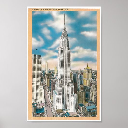 Chrysler Building Poster (Voorkant)