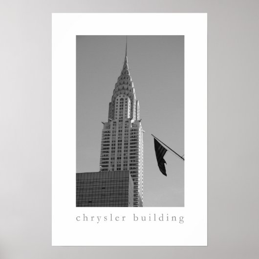 Chrysler Building Poster (Voorkant)
