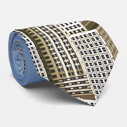 Chrysler Building Stropdas (Opgerold)