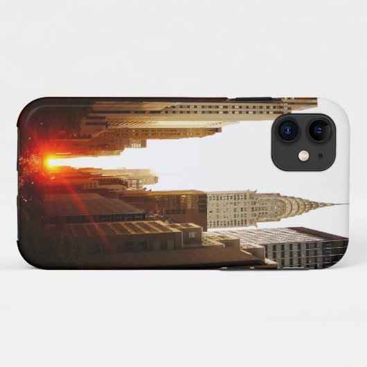 Chrysler Building Sunset Case-Mate iPhone Case (Achterkant (horizontaal))