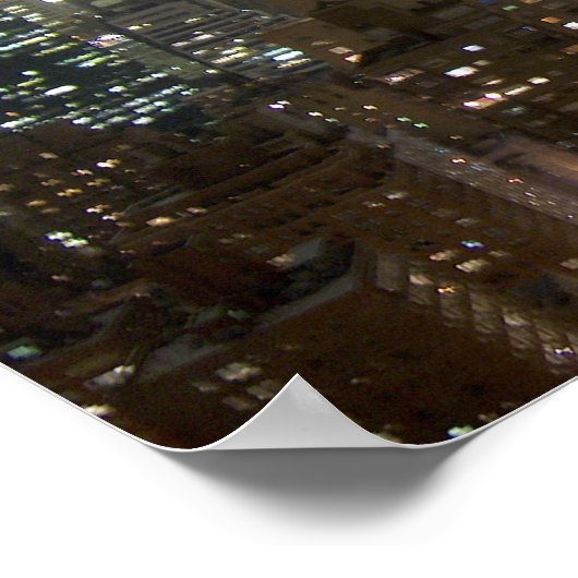 Chrysler Buuiling NYC Night Poster (Hoek)
