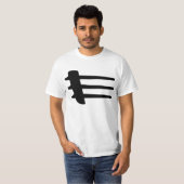 Chrysler Crossfire Side Strake Basic White T-Shirt (Voorkant volledig)