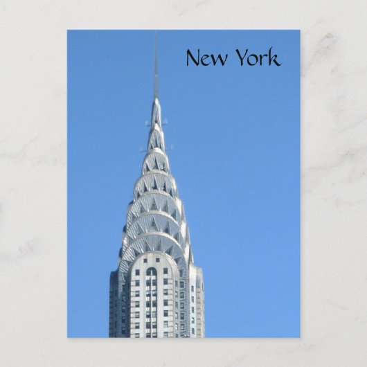 chrysler deco ny briefkaart (Voorkant)