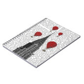 Chrysler-gebouw en Red Hot Air-ballonnen Notitieboek (Linkerzijde)