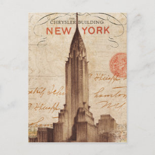 Chrysler-gebouw in New York Briefkaart