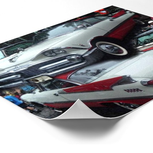 Chrysler klassieke oldtimers poster (Hoek)