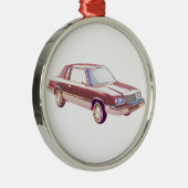 Chrysler LeBaron 1983 Metalen Ornament (Rechts)