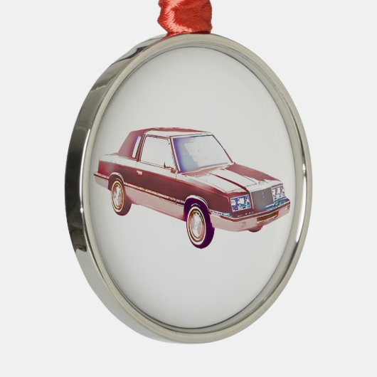 Chrysler LeBaron 1983 Metalen Ornament (Rechts)
