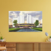 Chrysler Motors Exhibit, Wereldbeurs van 1934 Canvas Afdruk (Insitu (Woonkamer))