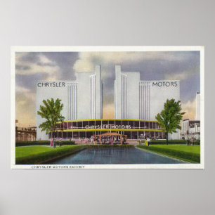 Chrysler Motors Exhibit, Wereldbeurs van 1934 Poster