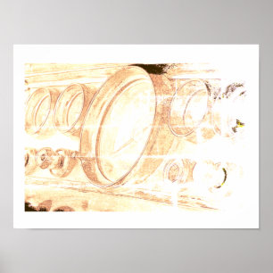 Chrysler New Yorker Car Dashboard gestileerd Poste Poster