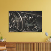 Chrysler New Yorker Dashboard Canvas 1964 (Insitu (Woonkamer))